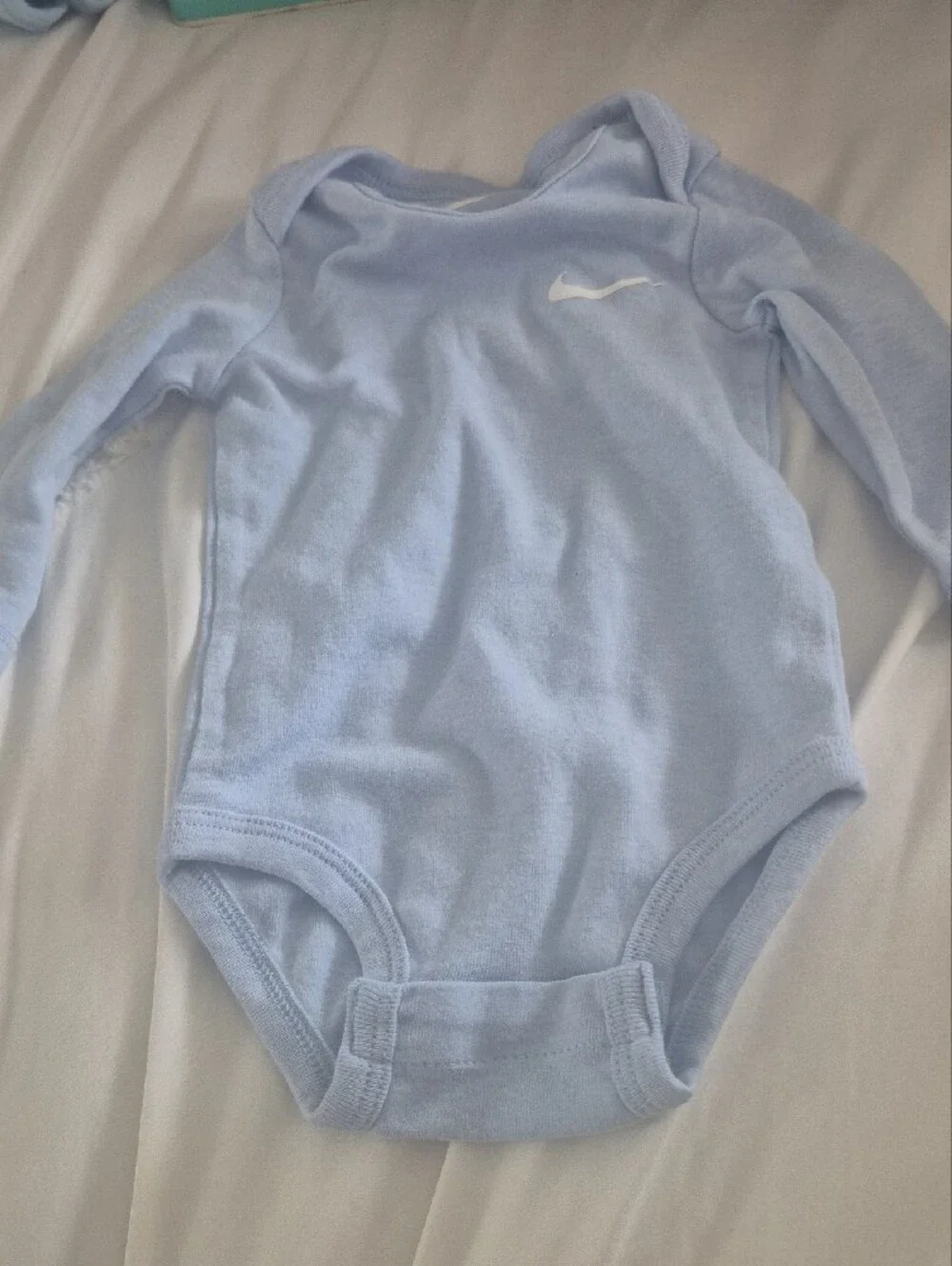 Nike Light Blue Infant Bodysuit and Pants Set